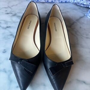 Sarah Flint Natalie Black Leather Flats in box | Womens EU Size 38.5 / US Size 8